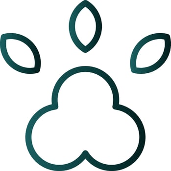 Paw Vector Icon Design