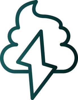 Poo Storm Vector Icon Design