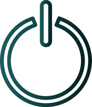 Power Off Vector Icon Design