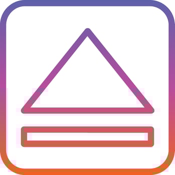 Eject Vector Icon Design