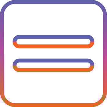 Equals Vector Icon Design