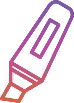 Highlighter Vector Icon DesignHiking Vector Icon Design