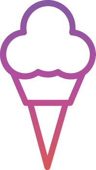 Ice Cream Vector Icon Design