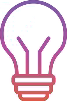 Lightbulb Vector Icon Design