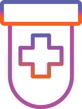 Prescription Bottle Alt Vector Icon Design