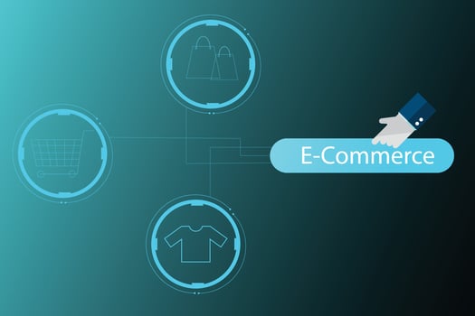online shopping vector illustration