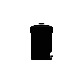 trash can logo vector