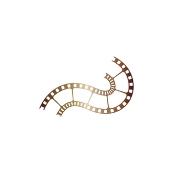 Filmstrip vector icon illustration