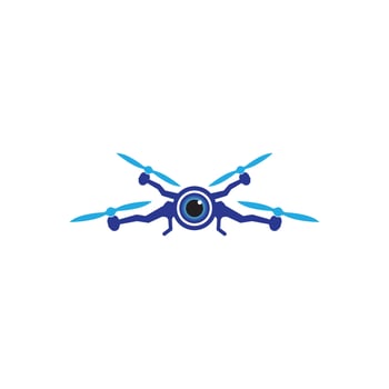 Drone symbol vector icon illustration