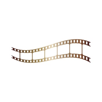 Filmstrip vector icon illustration