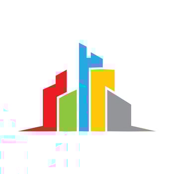 Real estate logo images vector