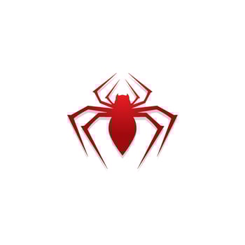 Spider logo icon illustration vector
