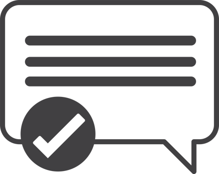 Text boxes and check marks illustration in minimal style png