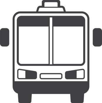 bus illustration in minimal style png