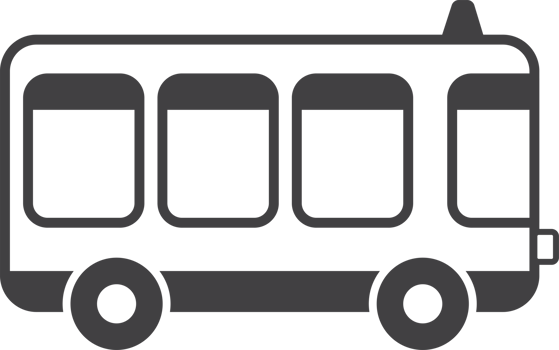 bus illustration in minimal style png
