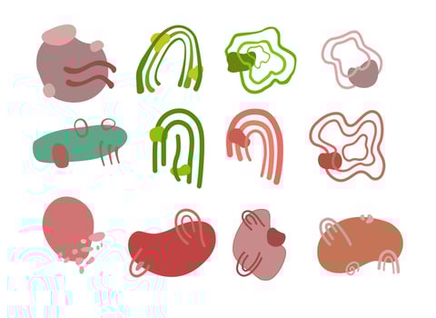 playful, pop, blob vector
