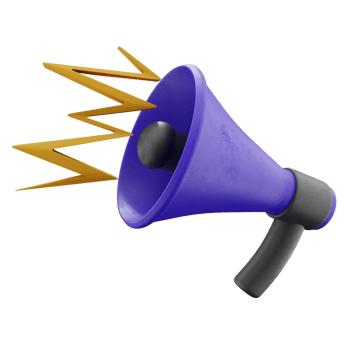 Megaphone 3D Announcement Business png