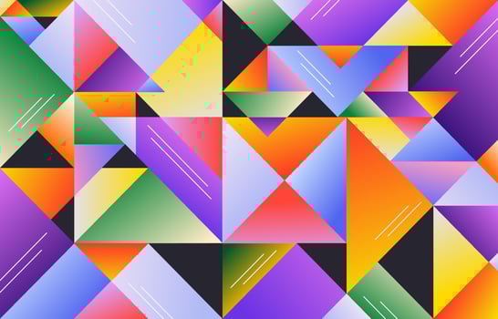 Abstract Triangular Background vector