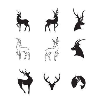 christmas and new year holiday symbol and logo design vector