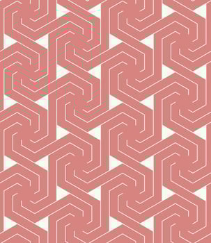 Geometric Hexagonal Seamless Pattern vector