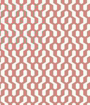 Geometric Hexagonal Seamless Pattern vector