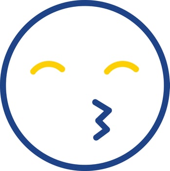 Kiss Beam Vector Icon Design