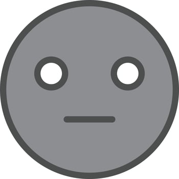 Meh Vector Icon Design
