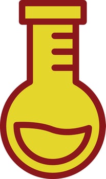 Flask Vector Icon Design