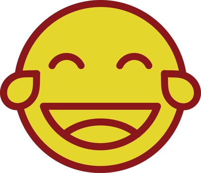 Grin Tongue Squint Vector Icon Design
