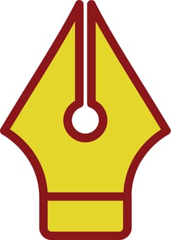 Pen Nib Vector Icon Design