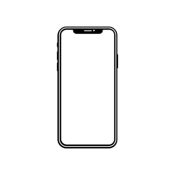 Smart phone vector design