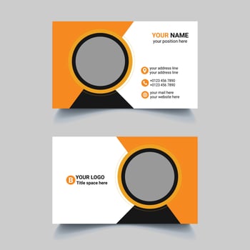 creative business card design template vector