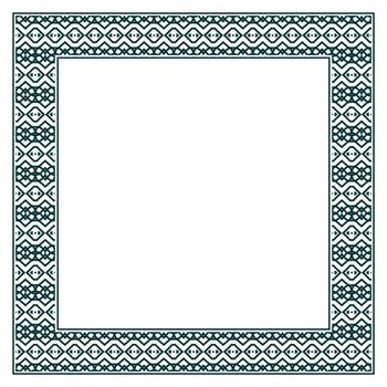 Vintage ornamental vector frame. Vector illustration template for design