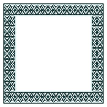 Vintage ornamental vector frame. Vector illustration template for design