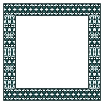 Vintage ornamental vector frame. Vector illustration template for design