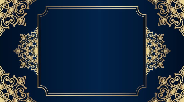 luxury background  with mandala ornament vector