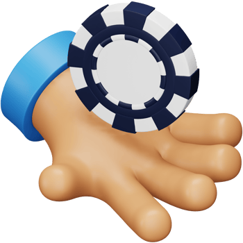 Gambling chip 3d rendering isometric icon. png