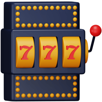 Casino slot machine 3d rendering isometric icon. png