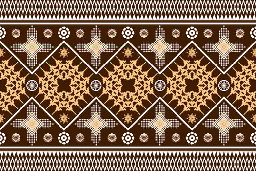 Geometric ethnic oriental traditional art pattern.Figure tribal embroidery style.Design for ethnic background,wallpaper,clothing,wrapping,fabric,element,sarong,vector illustration. vector
