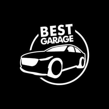 Simple design a car logo or a garage vector