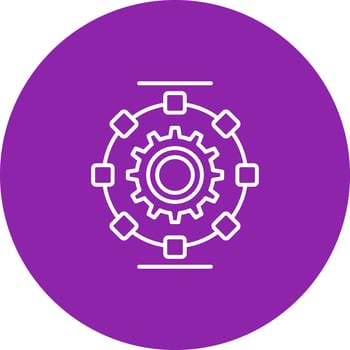 Automated Process Vector Icon