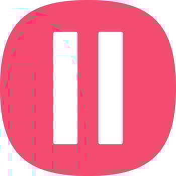 Pause Vector Icon Design
