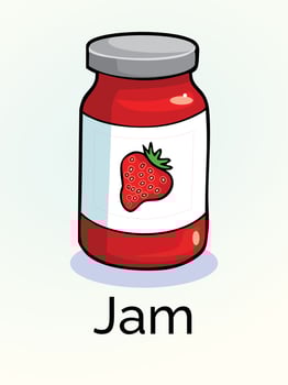 Jam icon set pro vector illustration