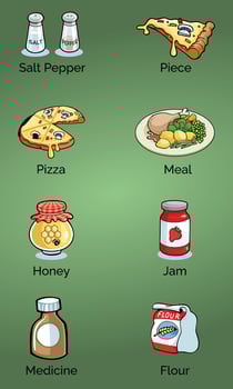 All foods icon set vector pro illustration