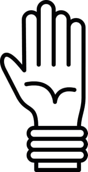 Wristband Creative Icon Design vector