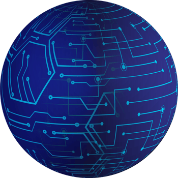Modern Technology Data Globe Crop-out png