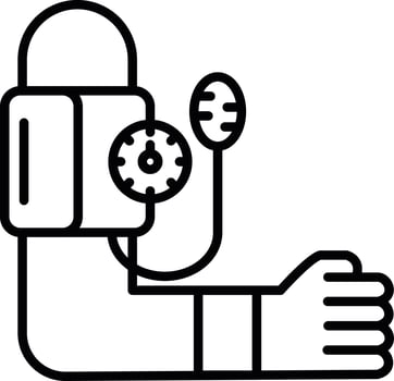 Blood Pressure Creative Icon Design vector