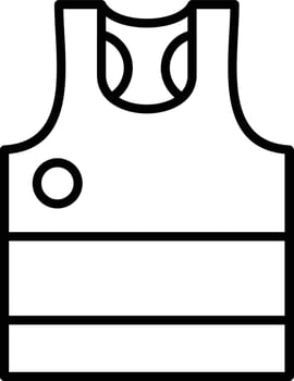 Tank Top Creative Icon Design vector