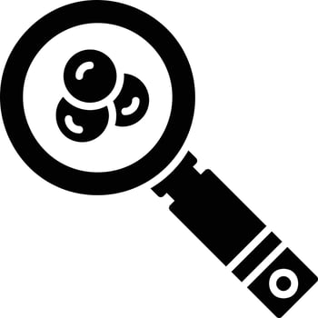 Magnifying Glass Creative Icon Design vector