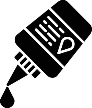 Glue Creative Icon Design vector